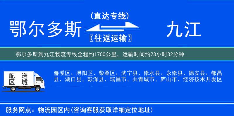 鄂爾多斯到物流專線
