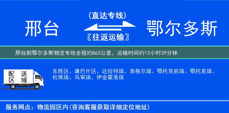 邢臺(tái)到物流專線